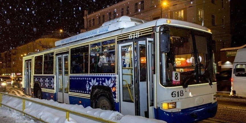 Работа общественного транспорта в новогоднюю ночь